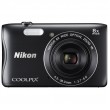 Фотоаппарат Nikon Coolpix S3700 Black (VNA821E1)